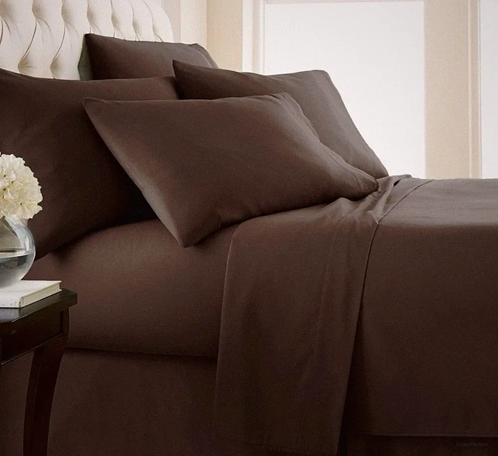 Southshore Fine Living 6-piece Sheet Set King Brown NWT