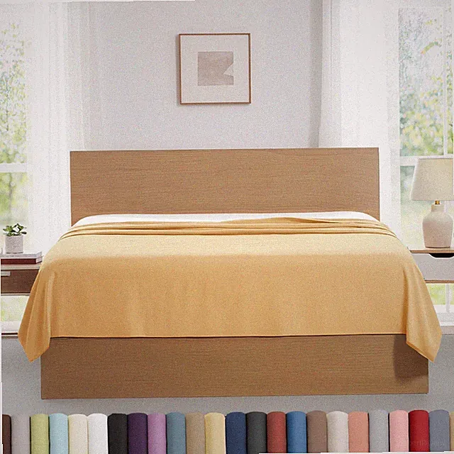 Southshore Fine Living, Inc. 2-Pack Twin Flat Sheets (2-Pack), 19 - Gold