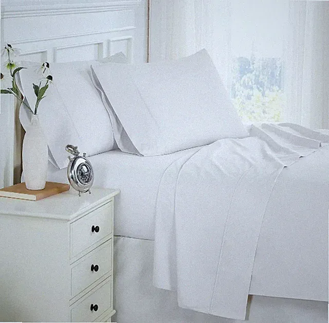 Southshore Fine Living, Inc. 6-PC 21" Extra Deep Fitted Bed Sheet Set White