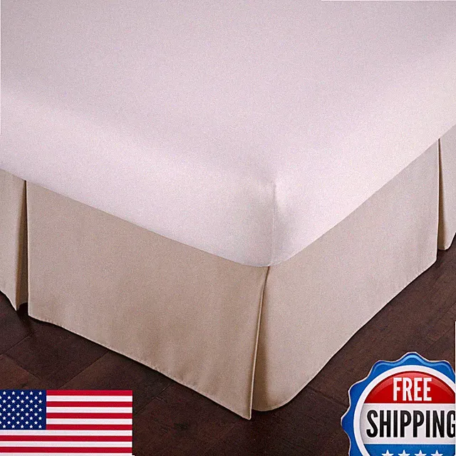Southshore Fine Living, Inc. Hotel Quality Full Bedskirt - 14" Drop, Elegant Ple