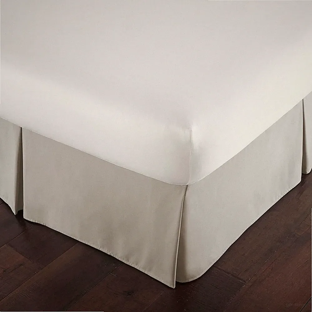 Southshore Fine Living, King Bed Skirt - Drop, Luxury Pleated Bed